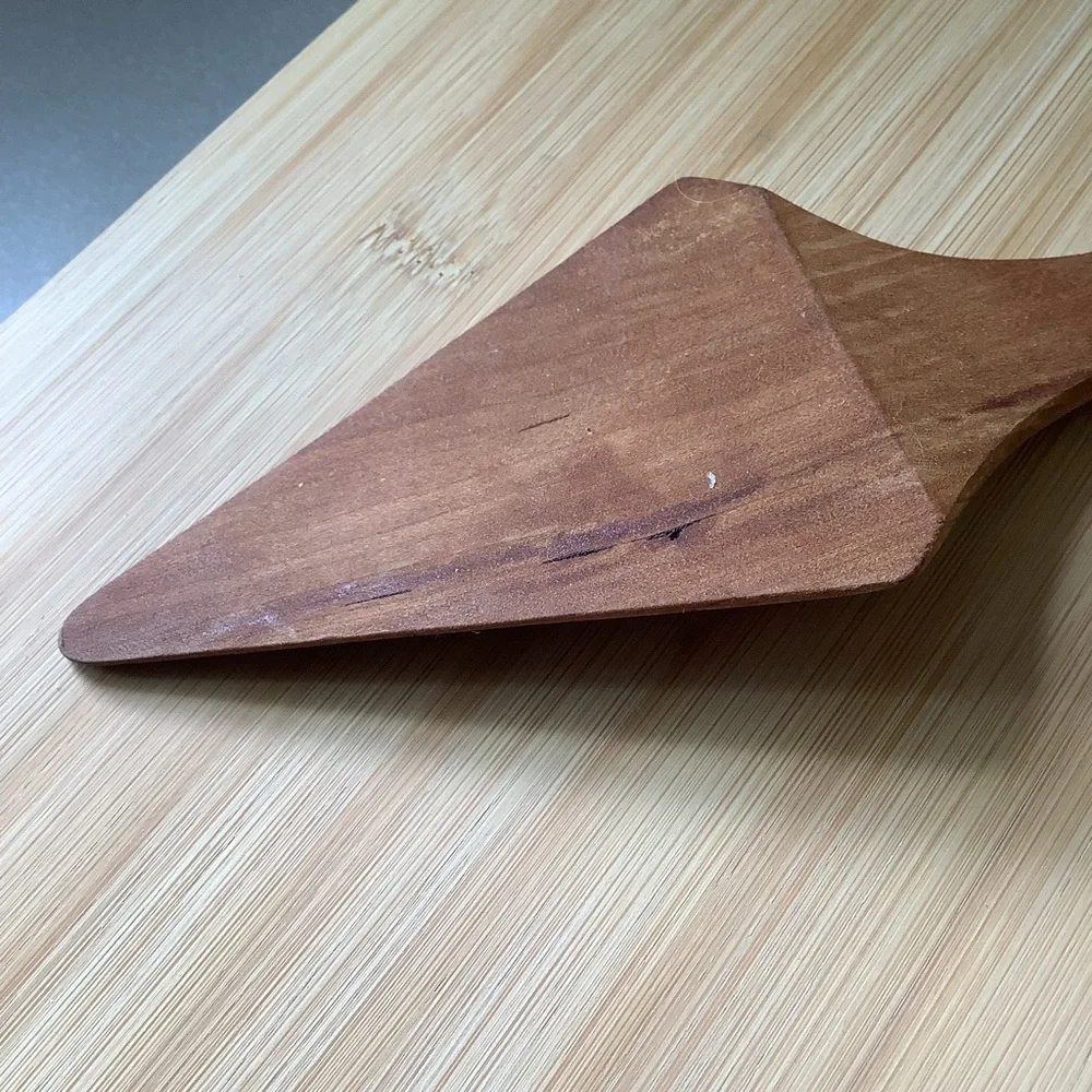🆕Handcrafted Handmade Wood Pie Server